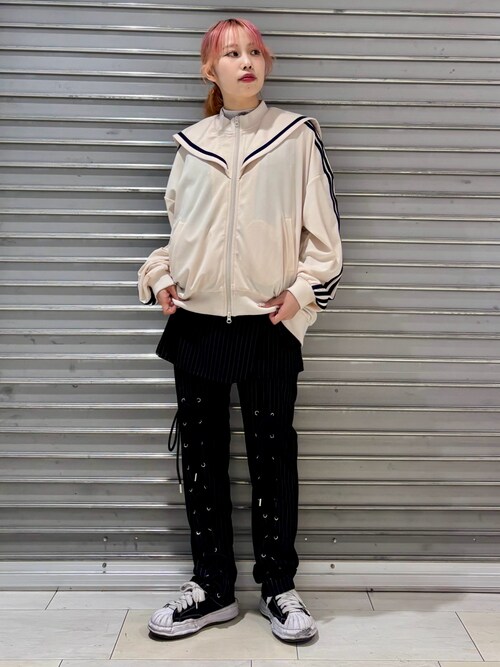 Candy Stripper（キャンディーストリッパー） パンツ LACE UP LAYERED