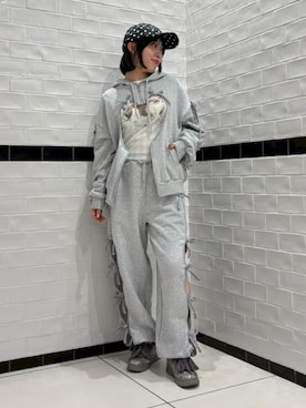 「Candy Stripper（キャンディストリッパー）のアイテム」を使った、CandyStripper_hotoriさん（レディース・160cm）の春コーディネート