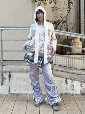 「Candy Stripper（キャンディストリッパー）のアイテム」を使った、CandyStripper_hotoriさん（レディース・160cm）の秋コーディネート