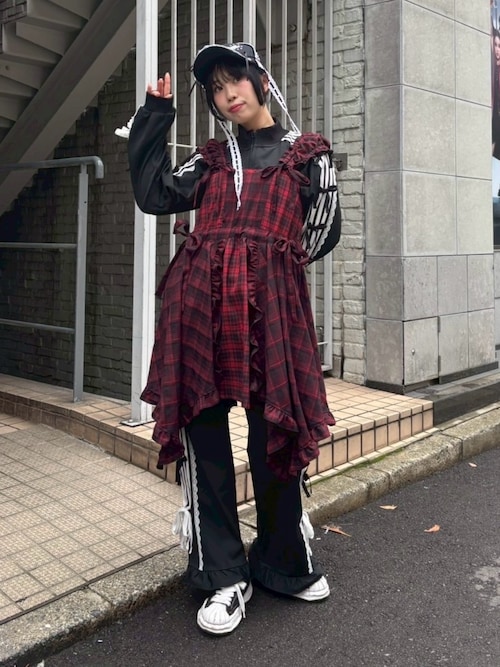 FRILL CHECK MINI ワンピース（ワンピース）｜Candy Stripper