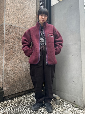 「MANASTASH（マナスタッシュ）のアイテム」を使った、コト星さん（レディース・156cm）の秋コーディネート