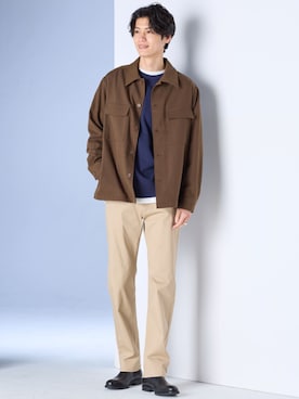 nissen Mens Modelsさん（メンズ・183cm）の秋コーディネート