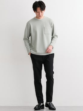 nissen Mens Modelsさん（メンズ・182cm）の冬コーディネート