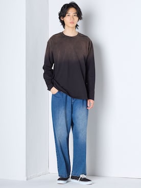 「nissen（ニッセン）のアイテム」を使った、nissen Mens Modelsさん（メンズ・184cm）の秋コーディネート
