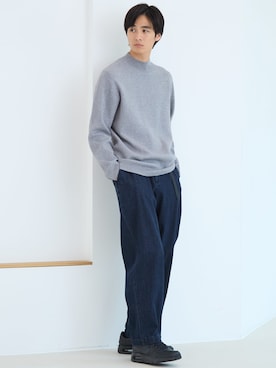 「nissen（ニッセン）のアイテム」を使った、nissen Mens Modelsさん（メンズ・178cm）の秋コーディネート