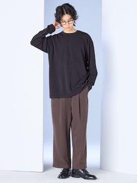 「メンズ」｜nissen Mens Modelsさん（メンズ・184cm）の秋コーディネート