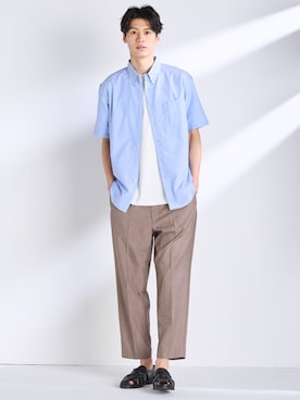 「nissen（ニッセン）のアイテム」を使った、nissen Mens Modelsさん（メンズ・185cm）の春コーディネート