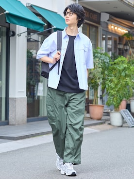 nissen Mens Modelsさん（メンズ・183cm）の春コーディネート