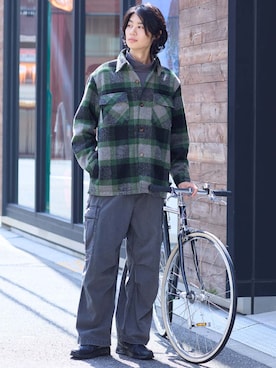 nissen Mens Modelsさん（メンズ・183cm）の秋コーディネート