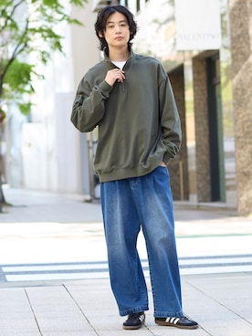 nissen Mens Modelsさん（メンズ・183cm）の秋コーディネート
