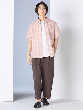 nissen Mens Modelsさん（メンズ・183cm）の春コーディネート