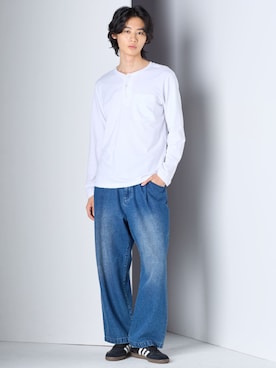 「メンズ」｜nissen Mens Modelsさん（メンズ・184cm）の秋コーディネート
