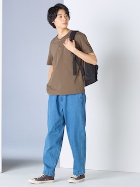 nissen Mens Modelsさん（メンズ・183cm）の春コーディネート