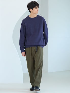 「nissen（ニッセン）のアイテム」を使った、nissen Mens Modelsさん（メンズ・178cm）の秋コーディネート