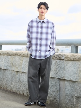 nissen Mens Modelsさん（メンズ・185cm）の春コーディネート