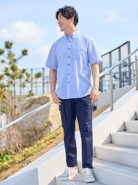 nissen Mens Modelsさん（メンズ・181cm）の春コーディネート