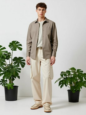 「nissen（ニッセン）のアイテム」を使った、nissen Mens Modelsさん（メンズ・180cm）の夏コーディネート