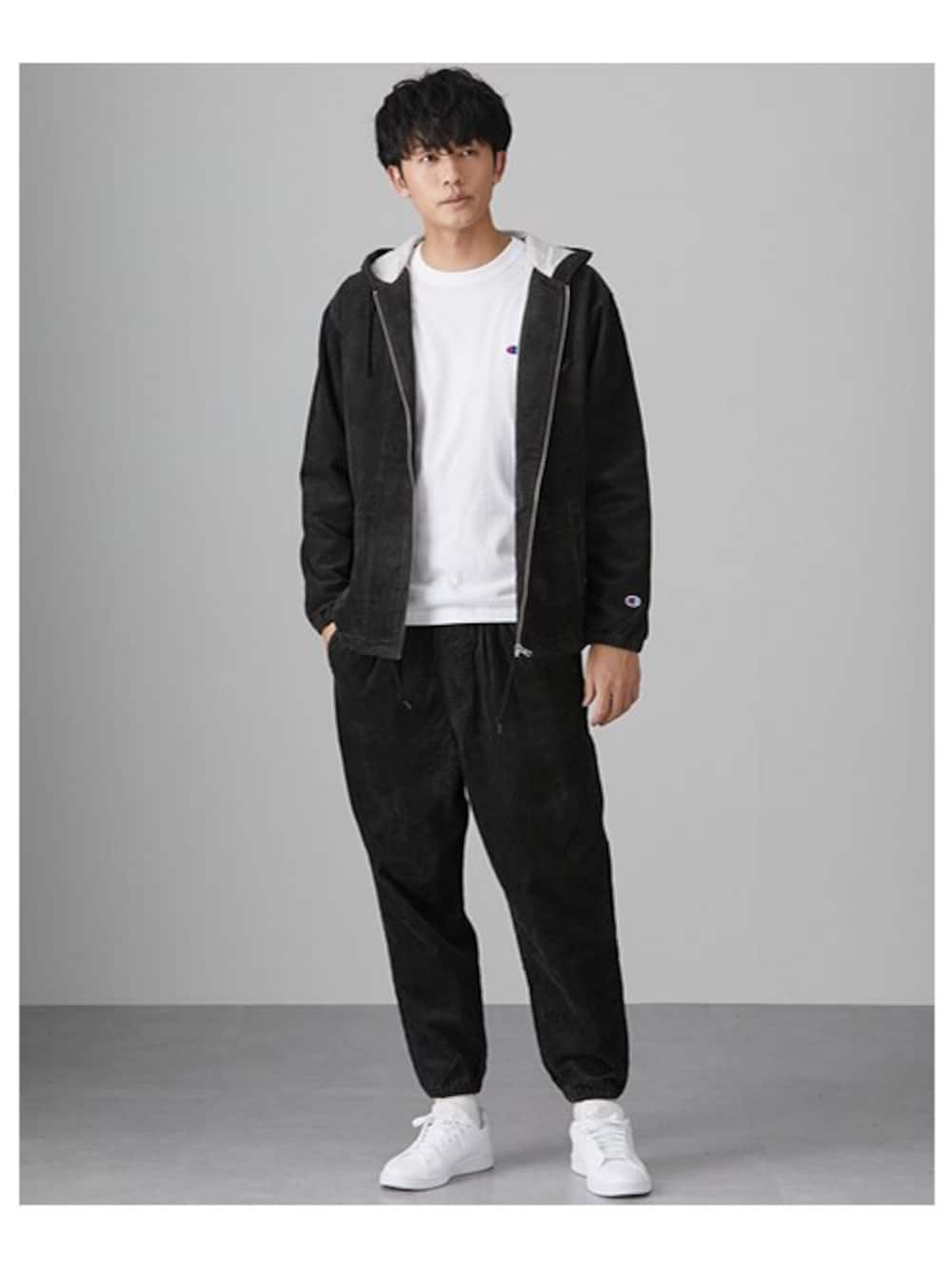 nissen（ニッセン）の「綿100％コーデュロイ素材フード付きジャケット