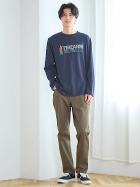 「メンズ」｜nissen Mens Modelsさん（メンズ・185cm）の秋コーディネート