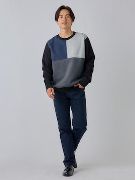 UNSERIOUS グレー トレーナー Lサイズ HUG.U トレーナー スウェット レディース トップス 大きいサイズ