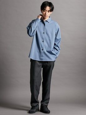 「ステッチ」｜nissen Mens Modelsさん（メンズ・182cm）の冬コーディネート