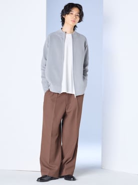 「メンズ」｜nissen Mens Modelsさん（メンズ・184cm）の秋コーディネート