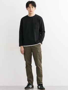 nissen Mens Modelsさん（メンズ・182cm）の冬コーディネート