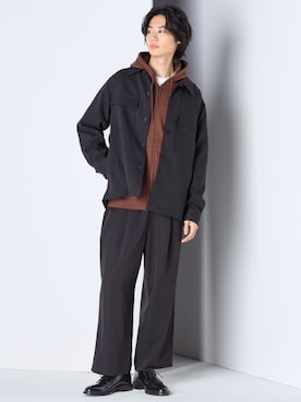 「nissen（ニッセン）のアイテム」を使った、nissen Mens Modelsさん（メンズ・184cm）の秋コーディネート