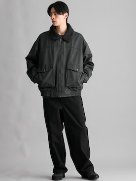 「冬コーデ」｜nissen Mens Modelsさん（メンズ・180cm）の秋コーディネート