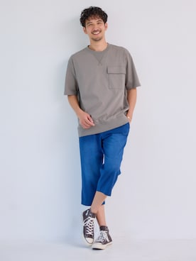 nissen Mens Modelsさん（メンズ・184cm）の春コーディネート