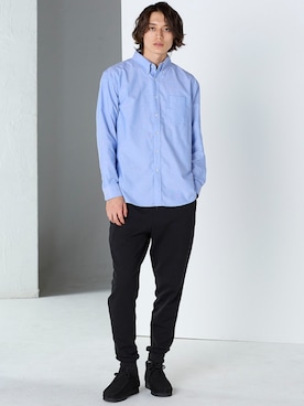 「アイテム（トップス）」を使った、nissen Mens Modelsさん（メンズ・185cm）の夏コーディネート