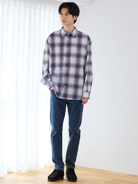 「アイテム（シャツ/ブラウス）」を使った、nissen Mens Modelsさん（メンズ・185cm）の夏コーディネート
