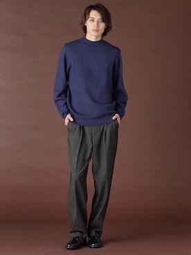 「nissen（ニッセン）のアイテム」を使った、nissen Mens Modelsさん（メンズ・185cm）の秋コーディネート