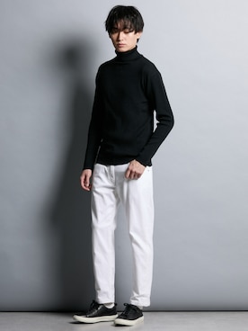 nissen Mens Modelsさん（メンズ・182cm）の秋コーディネート