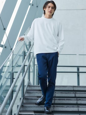 nissen Mens Modelsさん（メンズ・185cm）の冬コーディネート