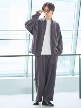 「nissen（ニッセン）のアイテム」を使った、nissen Mens Modelsさん（メンズ・183cm）の秋コーディネート