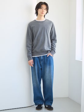 「メンズ」｜nissen Mens Modelsさん（メンズ・184cm）の秋コーディネート