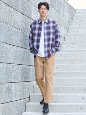 nissen Mens Modelsさん（メンズ・185cm）の春コーディネート