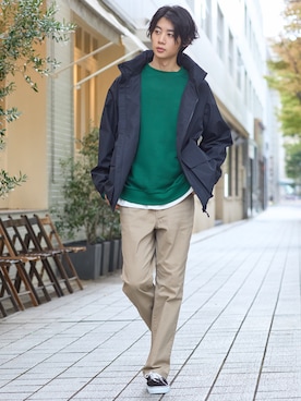 nissen Mens Modelsさん（メンズ・183cm）の冬コーディネート