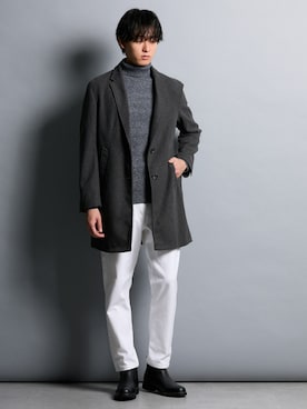 nissen Mens Modelsさん（メンズ・182cm）の秋コーディネート