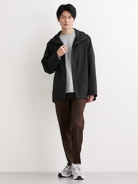 「アイテム（フォーマルスーツ/小物、ブラウン系）」を使った、nissen Mens Modelsさん（メンズ・176cm）の秋コーディネート