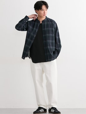 nissen Mens Modelsさん（メンズ・182cm）の冬コーディネート