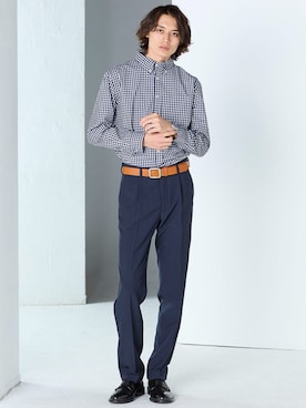 「アイテム（フォーマルスーツ/小物）」を使った、nissen Mens Modelsさん（メンズ・185cm）の夏コーディネート