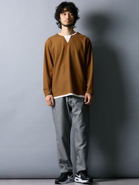 nissen Mens Modelsさん（メンズ・181cm）の秋コーディネート