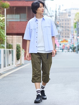 nissen Mens Modelsさん（メンズ・183cm）の春コーディネート