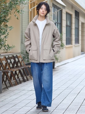 「nissen（ニッセン）のアイテム」を使った、nissen Mens Modelsさん（メンズ・180cm）の冬コーディネート