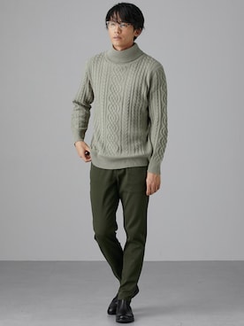 nissen Mens Modelsさん（メンズ・185cm）の秋コーディネート