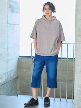 「nissen（ニッセン）のアイテム」を使った、nissen Mens Modelsさん（メンズ・185cm）の春コーディネート