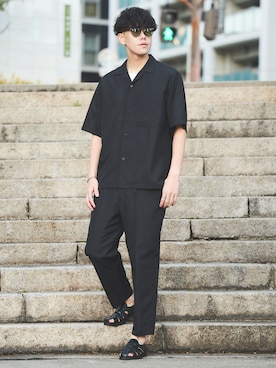 nissen Mens Modelsさん（メンズ・185cm）の春コーディネート