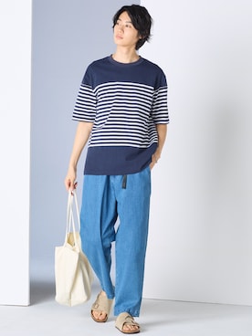 nissen Mens Modelsさん（メンズ・183cm）の春コーディネート